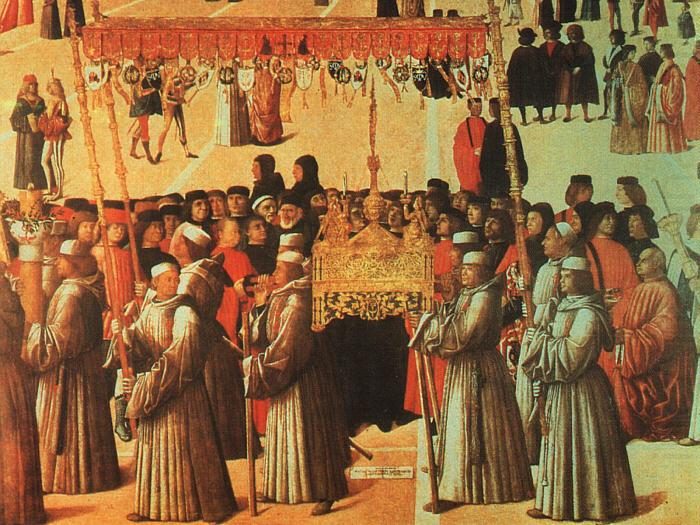 Procession in the Piazza di San Marco, BELLINI, Gentile